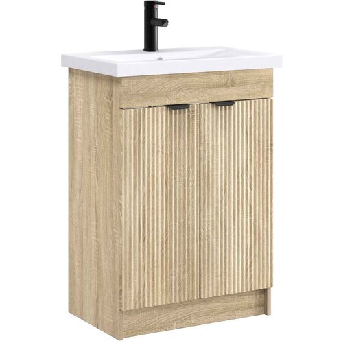 vidaXL Set namještaja za kupaonicu Hrast sonoma 56 x 37 5 x 81 cm - Hrast sonoma 56 x 37 5 x 81 cm Cene