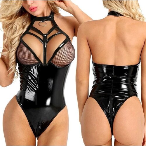 Svet erotike 2026 BODY Maison Vesper Black - videz usnja, fetish Slike