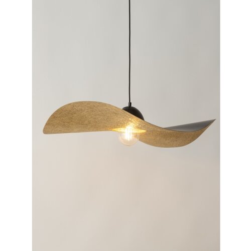  Visilica na sajli KAPELLO 1xE27/60W/230V prečnik 76 cm crni/zlatni Slike