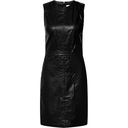 Michael Kors Dress - FITTED FX LTHER DRESS black Slike