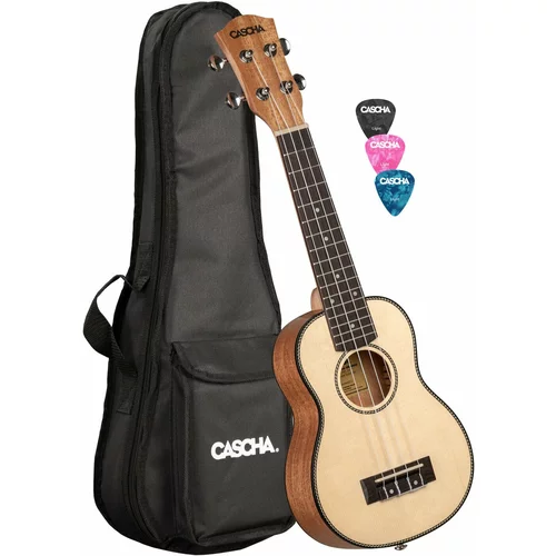 Cascha HH 2148L Soprano ukulele Natural