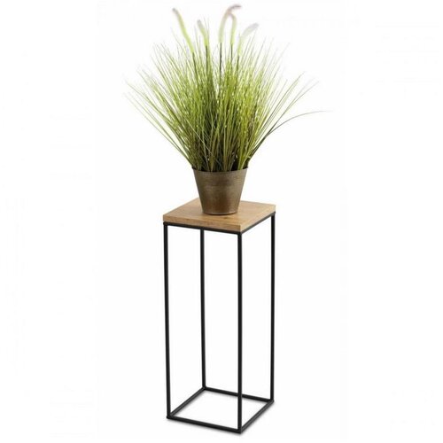  Stalak za cveće BASICLOFT 60x24 crna/smeđa Cene