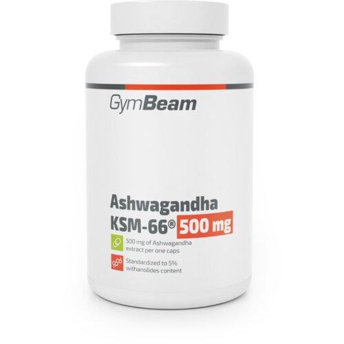 GymBeam Ashwagandha KSM-66&amp;reg; 500 mg Slike