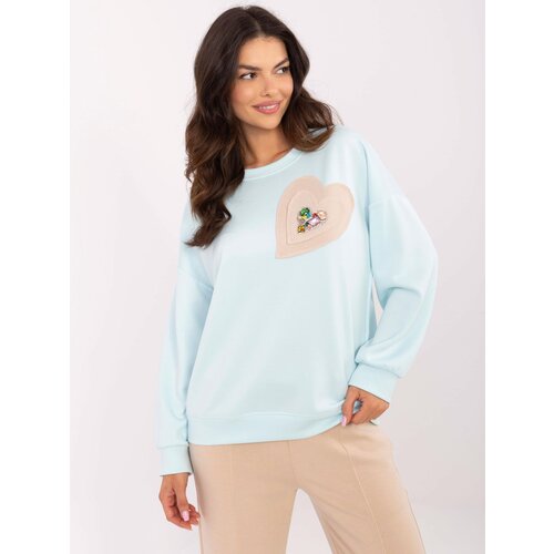 Italy Moda Sweatshirt-DHJ-BL-20322.72-light blue Cene
