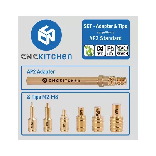 CNC Kitchen Pripomočki za taljenje + adapter AP2