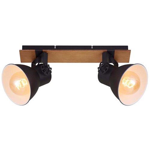 BRILONER 2742-025 - Spot svetiljka SPOTLIGHT 2xE27/40W/230V crna/braon Cene