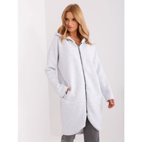 RUE PARIS Sweatshirt-RV-BL-4858-1.99P-light gray Cene