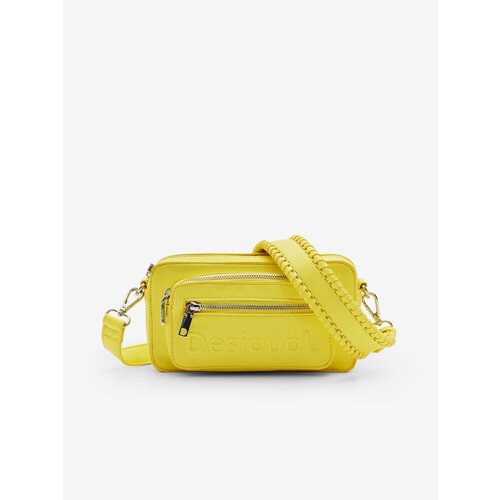 Desigual Women's Yellow Handbag Half Logo 24 Cambridge 2.0 - Women Cene