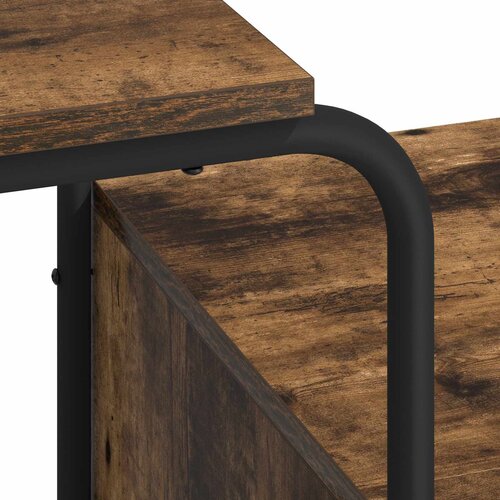  Stol s pohranom Dimljeni hrast 131.5 x 50 x 75.5 cm Slike