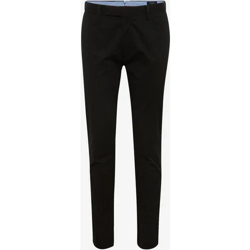 Polo Ralph Lauren Chino hlače 'SLFHDNP-FLAT-PANT' crna