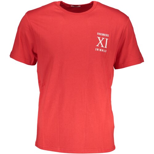 Bikkembergs MEN&#39;S RED SHORT SLEEVE T-SHIRT Cene