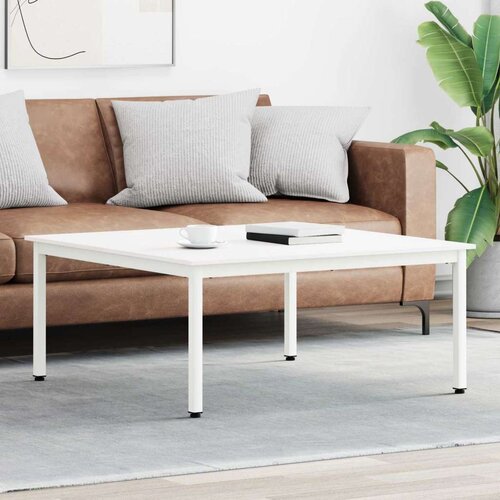  Klubska miza Bela 100 x 100 x 45 cm Masivno borovo les, (5000107329) Cene