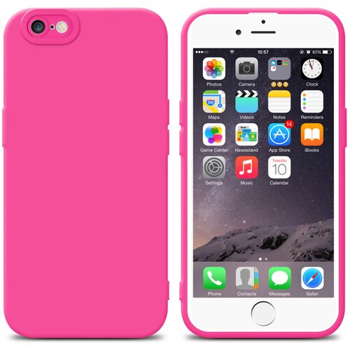 Cadorabo Ohišje, združljiv z Apple v Fluid Hotpink - zaščitni pokrov iz fleksibilnega silikona TPU, (20602640) Cene