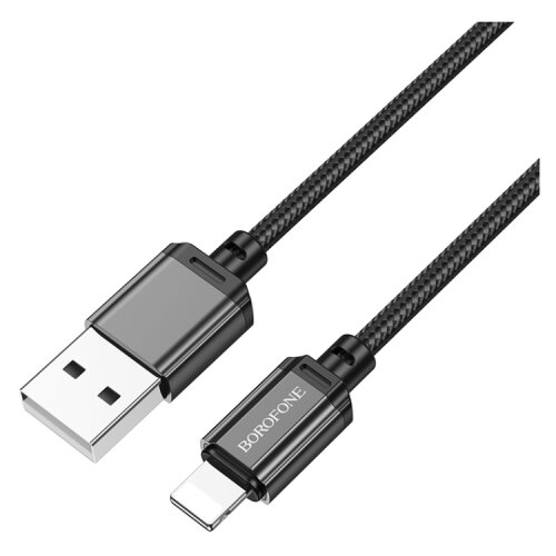 Sharp USB kabal 1m BOROFONE BX87 charging data iPhone/lightning black Cene