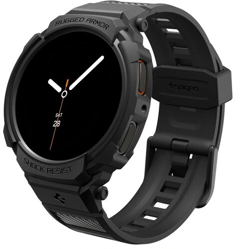 Spigen RUGGED ARMOR &amp;rdquo;PRO&amp;rdquo; narukvica za SAMSUNG GALAXY WATCH 8 (40 MM) MATTE BLACK Slike