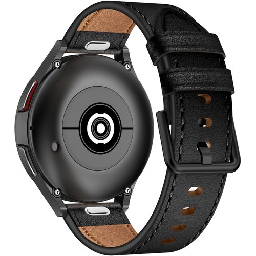 INF Premium Usnjen Pašček za Uro za Samsung Galaxy Watch Black 22 mm, (22056619) Cene
