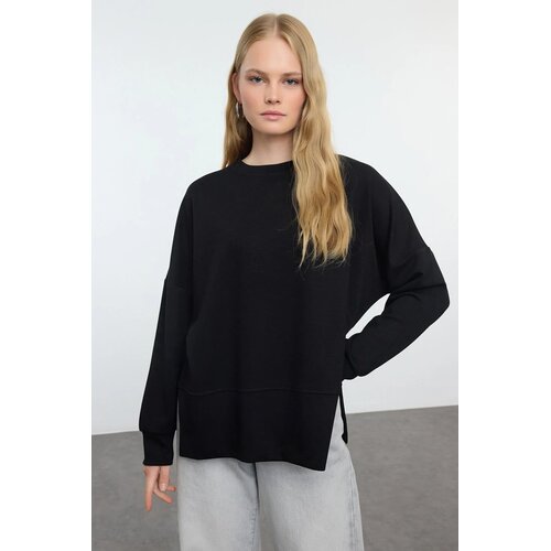 TRENDYOLMILLA ženski duks TWOAW25SW00057, Crna / Crna Cene