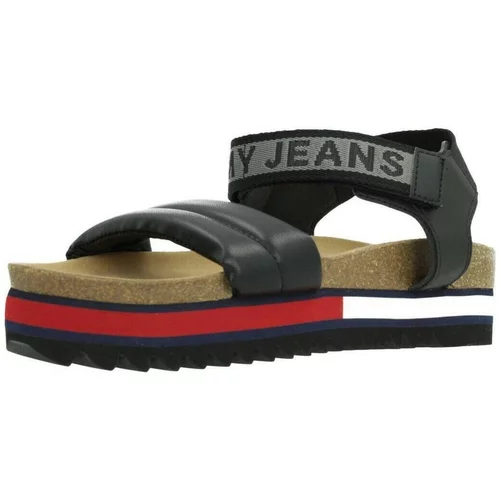 Tommy Jeans FLAG OUTSOLE Crna