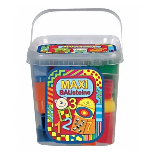 Mađarski proizvođač Maxi Blocks Bausteine kocke za gradnju u kutiji - D-Toys Cijene