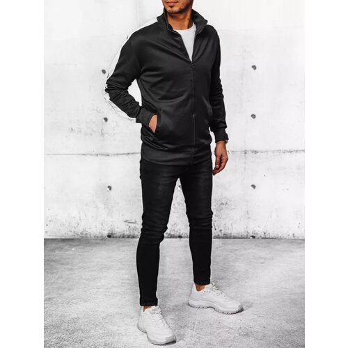 DStreet Men's Black Zippered Sweatshirt Cene