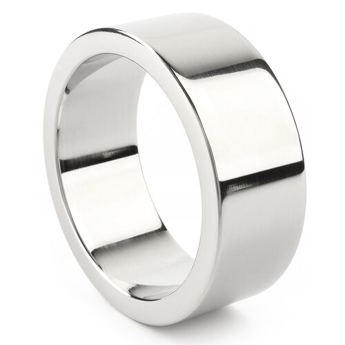 Mr. Steel Mega Wide Band C-Ring 45mm Silver Cene