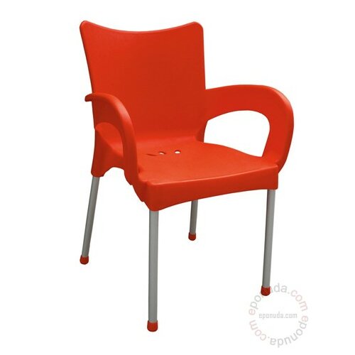 Mega Plast baštenska stolica Smart, Red Slike