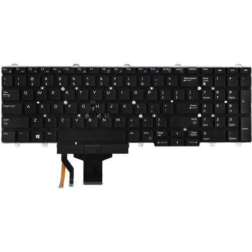  Tastatura za laptop Dell Latitude E5550 / Precision 17 (7710) sa pozadinskim osvetljenjem Slike