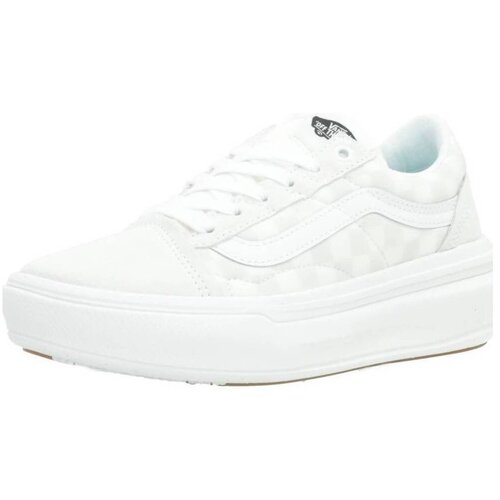 Vans Nizke superge OLD SKOOL OVERT CC CHECKERBOARD Bela Slike