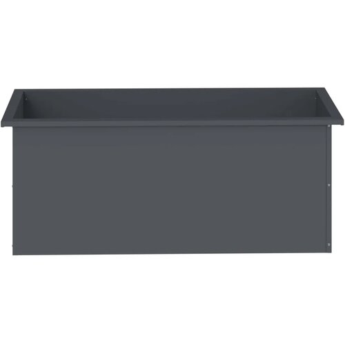  Vrtna posuda za sadnju s LED svjetlom 2 kom. Antracit - Antracit 40 x 100 x 40 cm 2 Slike