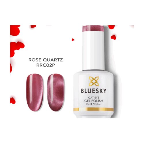  BLUESKY ROSE QUARTZ CAT EYE TRAJNI LAK 15ML Cene