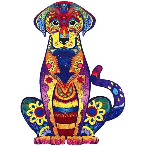IZMAEL Drvene puzzle - Dog / S Cene