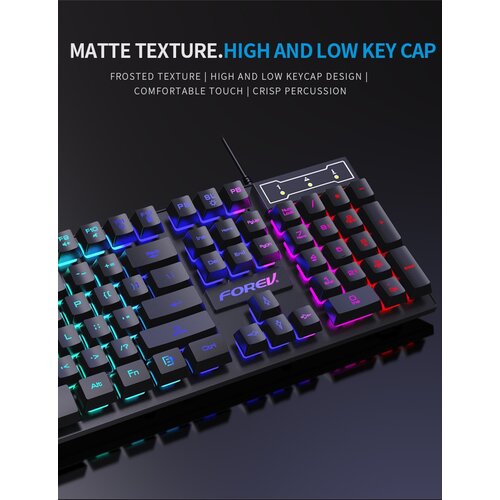 Forev FV-Q1S gaming, rgb, mechanical feel Slike