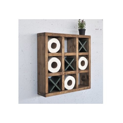 Hanah home Raf299 wooden decorative wooden wall shelf Cene