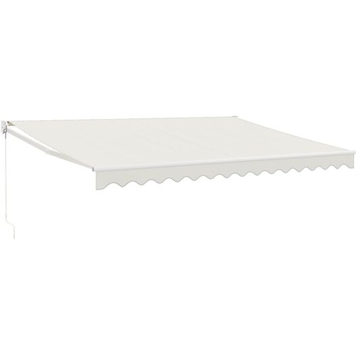 Maison Chic Zložljiva tenda - Senčniki krem 4x3 m blago in aluminij, (22038647) Cene