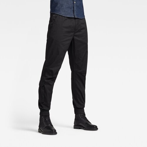G-star Pants - Chino relaxed cuffed trainer black Slike