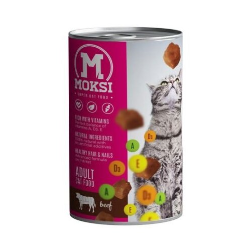 Moksi konzerva za mačke 415gr Slike