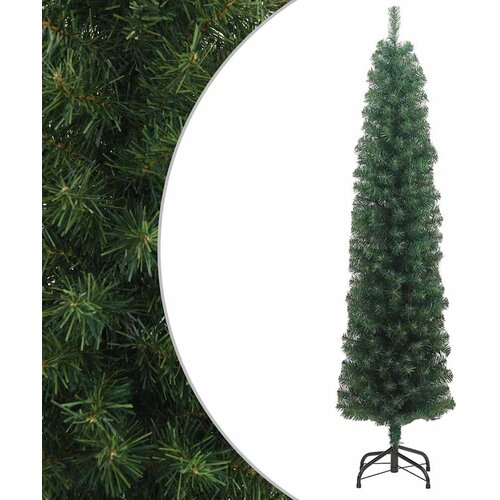  Tanko umjetno božićno drvce sa stalkom zeleno 240 cm PVC Cijene