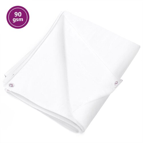 VidaXL Ponjava 90 g/m&amp;sup2; 2x3 m bela HDPE Slike