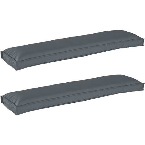  Set jastučića za palete 2 pcs Antracit 150 x 40 x 8 cm Cene