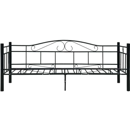  Za dnevni ležaj crni metalni 90 x 200 cm Slike