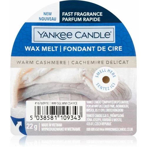 Yankee Candle warm cashmere dišeči vosek 22 g unisex