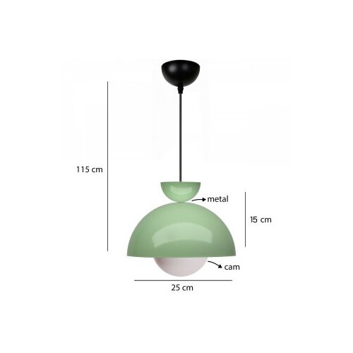 Opviq Viseća svjetiljka s metalnim sjenilom &amp;oslash; 25 cm Arta &amp;ndash; Slike