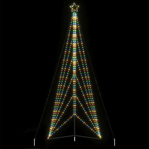 VidaXL LED božićno drvce 861 LED &amp;scaron;areno 478 cm Slike