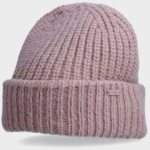 Kesi Women's winter hat with 4F wool pink Slike
