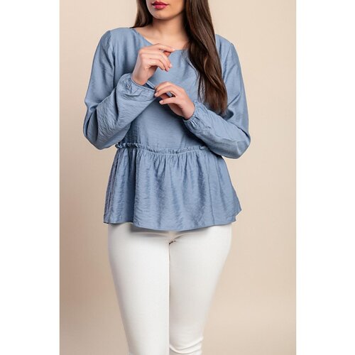 Fenzy Plus Size Bluza Dugih Rukava, Svijetloplava Cijene