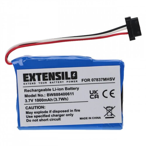  Baterija za Becker Traffic Assist 107 / Z200 / Z205, 1000 mAh Slike
