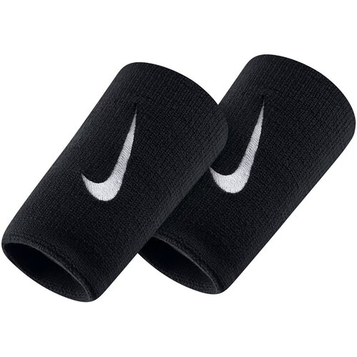 Nike Dodatki &amp;scaron;port Tennis Premier Doublewide Wristbands 2 Pk Črna Slike