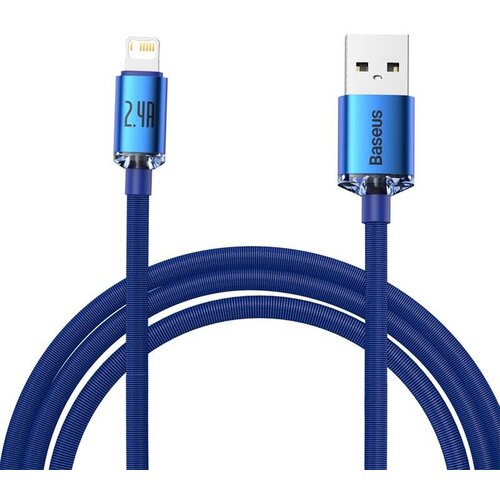 Baseus Crystal Shine kabel USB na Lightning, 2.4A, 2m (moder), (20627809) Cene