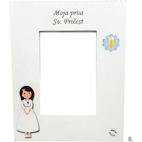  Personalizirani okvirji za prvo sveto obhajilo za deklice &ndash; Naj spomini ostanejo nepozabni - 8. - 151165 Cene