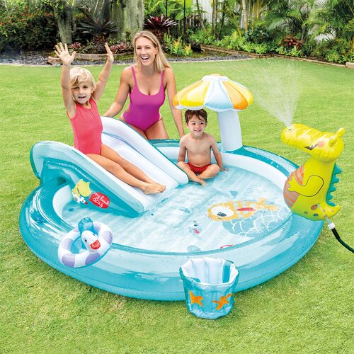 Intex vodena igraonica gator play center 57165 bazen za decu Slike